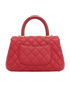 Mini Coco Top Handle, &pound;3,000, Handbags, Red, Caviar Leather/Lizard, Back view